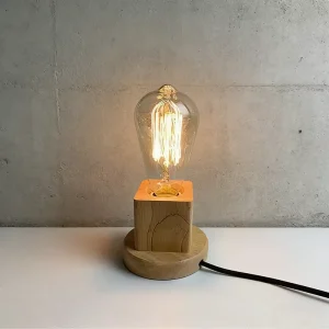 LED Table Light Solid Wood Desk Lamp Table Lamp Base E27 Screw LED 8 Styles Carved Wood Night Light E26 Study Room Decor