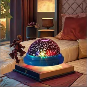 LED UFO Star Projection Night Sky Projector, ABS, Warm Dimmable Light