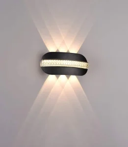 LED Wall Lamp Wall Mounted AC85-265V 10W 8W 6W Courtyard Wall Light Indoor Home Bar Office Bedroom Decorative