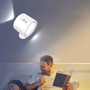 LED Wall Lamp for Indoor Living Room Lighting 3 Color Temperature 3 Brightness Modes with Remote Control