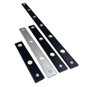 LED Wall-Mounted Motion Sensor Cabinet Light with Touch Control, Adjustable Color Temperature and Brightness