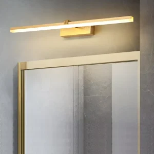 LED Wall Mounted Waterproof Mirror Light Modern Minimalist Design Rechargeable Mirror Light Dimmable Portable Home Hotel Use