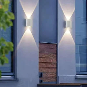 LED Wall Sconce RGB Up Down Light IP65 Waterproof Indoor Outdoor Wall Lamp for Bedroom Hotel Corridor
