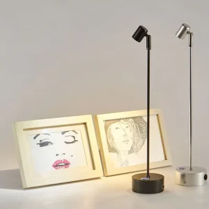 LED Wireless Charging Spotlight for Glass Showcases, Jewelry Displays, and Exhibition Counters
