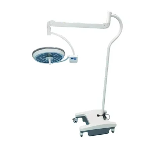 LED500 Shadowless Surgical Operating Lamp Electric Floor Stand Mount CE Certified 160000Lux High CRI96 1 Year Warranty