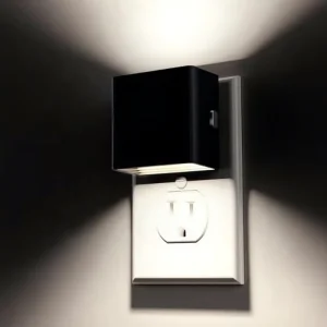 LOHAS 5000K Wall Sconce Plug in Night Light Dusk to Dawn Sensor Neutral Light LED Nightlight for Bedroom Hallway