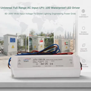 LPV 100 12 100w Hight Quality Waterproof Driver IP67 Singleoutput LED Driver Switching Power Supply