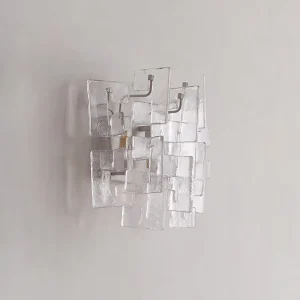 Lace Glass Wall Lamp Vanity Wall Mounted Lights Bathroom Wash Wall Lighting