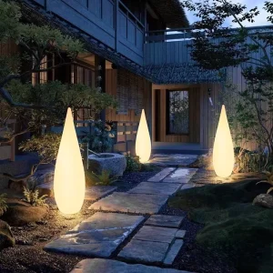Lampade Da Terra Giardino Garden Floor Lamps Cordless Outdoor Garden Rechargeable Solar Stehlampe Floor Lantern