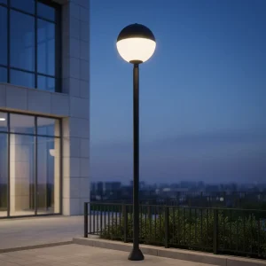 Lampara De Jardin Esferica Con Pantalla PATHWAY LIGHTING ECLAIRAGE DAMBIANCE Garden Light