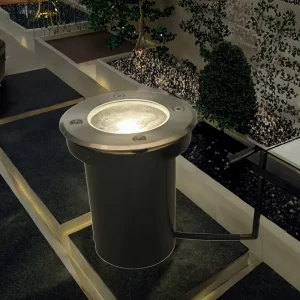 Landscape IP65 Waterproof Outdoor 65mm Diameter Embedded Burid Garden Ground Inground Deck Recessed LED Underground Lights