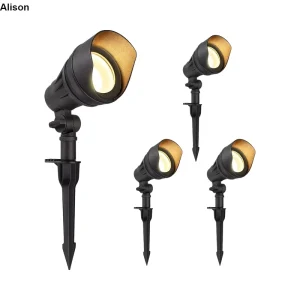 Landscape Lighting LED Spotlight for Outdoor Courtyards Trees Paths Lawns Flags and Houses Waterproof Garden Lights