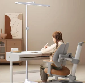 Large Dimmable LED Floor Lamp with Remote Control for Home Office Study Brightness Adjustment Smart LED Floor Lamp