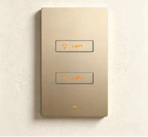 Laser Engraved Smart Switch 1/2/3 Gang Physical Button Wall Switch Voice Control