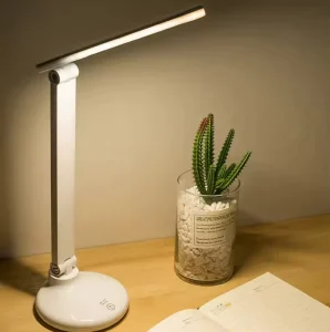 Led Desk Lamp USB Rechargeable Table Lamp 18650 Battery Desktop Reading Light for Kids and Students