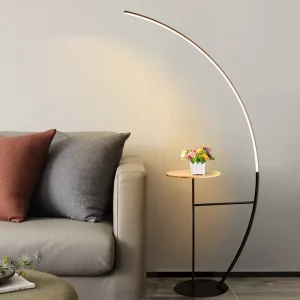Led Floor Lamp Modern Luxury Decoration Iron Home Hotel Nordic Designer Gold Black Arc Corner Light Stand Floor Lamp