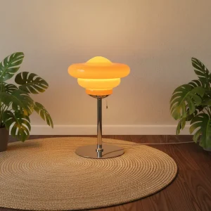 Led Lamp Modern Glass Lampshade Led Table Light for Living Room