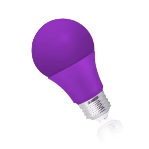 Light Drawing and Design Hotel Use E26 PC AC 12W A19 80 CRI Purple LED Bulb for Indoor Decorative Lighting