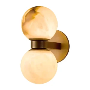 Light Luxury Minimalist Marble Wall Lamp Creative High end Design Artistic Living Room Corridor Entrance Feature Wall Light