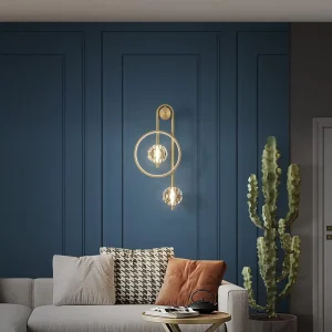 Light Luxury Modern Minimalist Bedroom Bedside Wall Lamp Nordic Ultra Thin Wall Light for Living Room Background Wall