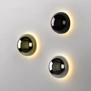Light Luxury Modern Nordic Corridor Wall Lamp Warm White LED Bedside Lamp for Bedroom Corridor Decor Eclipse Design