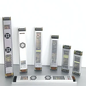 Lighting Transformer Ultrathin LED Switching Power Supply Aluminum Case Single DC12V/24V 5A 10A 20A 30A 60W 100W 150W 200W 300W