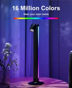 Lightweight Anti Glare Adjustable Height LED Desk Lamp for Home Office Study