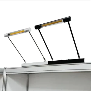 Linkable 24W Long Arm Aluminum Profile COB LED Spotlight IP44 85-265V AC 120-Degree Beam Angle for Exhibition Lighting