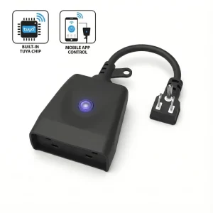 Linsheng US Standard 15A Mini Wireless Remote App Control Tuya WiFi Smart Socket Switch