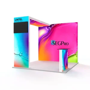 Lintel Modular Frameless Led Light Box Fabric Light Box Trade Show Booth Led Backdrop Exhibition Light Box Display Booth