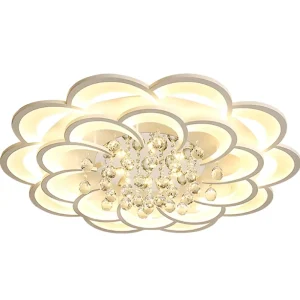 Living Room Ceiling Light Crystal Chandelier Simple Modern Elegant High end Light Luxury Round Bedroom Ceiling Light