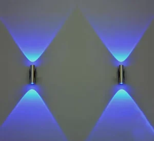 Living Room Indoor Wall Lamp High Power 2W 6W Aluminum AC85-265V LED Wall Lamp for Home Reading Room Up and Down