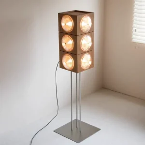 Log-Inspired Floor Lamp for Hotel Living Room Bedroom and Display Spaces