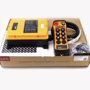 Long-Distance 6-Way 433 MHz Wireless Remote Controller for Light Boxes, Industrial Equipment, and Overhead Cranes