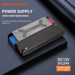 Long Life 12V 24V Silent Operation Constant Voltage LED Switching Power Supply for Strip Light Transformer