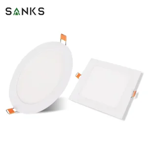 Long Service Life Indoor White Recessed Mounted 3W 4W 6W 9W 12W 15W 18W 24W LED Panel Lights