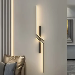 Long Strip LED Wall Lamp Modern Geometric Wall Sconce for Bedroom Corridor Entrance TV Wall Home Decor Lighting Fixture