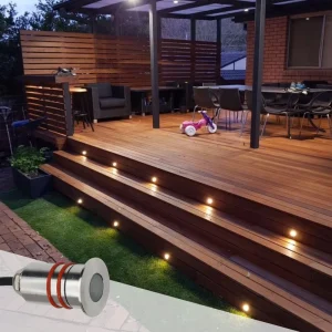 Low Power LED Deck Light Smart Remote Control IP67 Waterproof Outdoor Underground Buried Yard Lamp