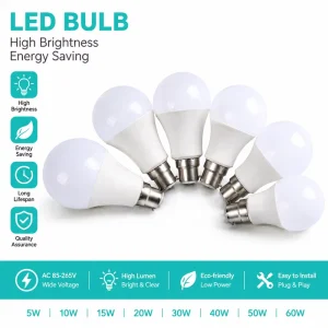 Low Voltage 12V 24V 48V DC AC A60 7W 12W LED Light Bulb E27 E26 B22 Bulb Lamp