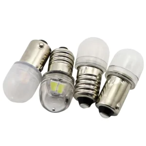 Low Voltage LED Bulb 6V 12V 24V 48V 60V BA9S E10 for Indication