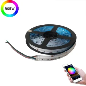 Loxone Dali Tuya Control Smart Strip Lights 5m Roll 784 Leds 19.2W Led Strips Benory 24V Rgbw Dmx512 Cct Flexible Cob Led Strip