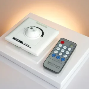 Luxgreen LED Dimmer Switch 100 230V AC Input Voltage Wired IR RF Remote Controller Manual 10 100% Brightness Dimmable 300W