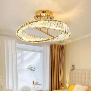 Luxury Ceiling Lights for the Bedroom LED Chandelier for Living Room Hanging Lamps for Ceiling Crystal Chandelier Lighting