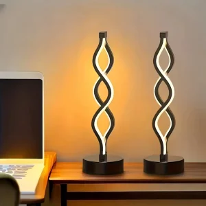 Luxury Creative Seaweed Night Light Table Lamp for Bedroom and Living Room Smart Night Light Wavy Design for Room Use