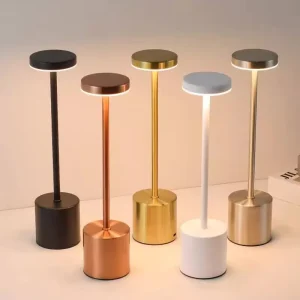 Luxury Crystal LED Desk Lamp with Touch Control Cordless Eye Caring Eco Friendly Table Lamp for Living Room Decor