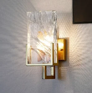 Luxury Crystal Wall Lamp with LED Modern Design for Hotel Bedroom and Home Decor