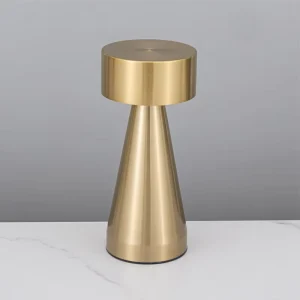 Luxury Gold Metal Table Lamp for Bedroom Art Deco Style LED Table Lamp for Decoration