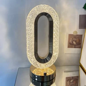 Luxury LED Touch Modern Crystal Table Lamp for Bedroom Restaurant Bar