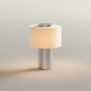 Luxury Marble Table Lamp with Fabric Shade Modern Decorative Bedside Light for Living Room Bedroom