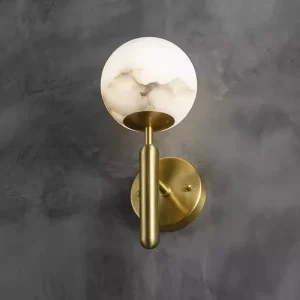 Luxury Modern Decorative Wall Gold Marble Wall Lamp for Hotel Bedroom Living Dining Room